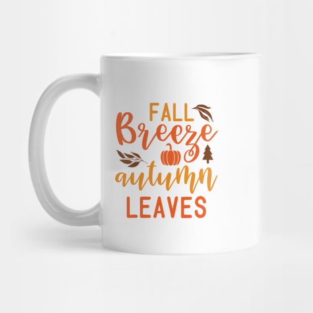 Fall Breeze Autumn Leaves by labatchino